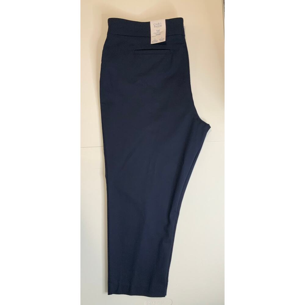 Croft & Barrow Blue Straight Pants 24W Petite